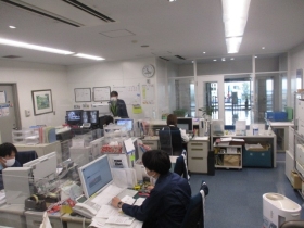 事務所内の様子です。