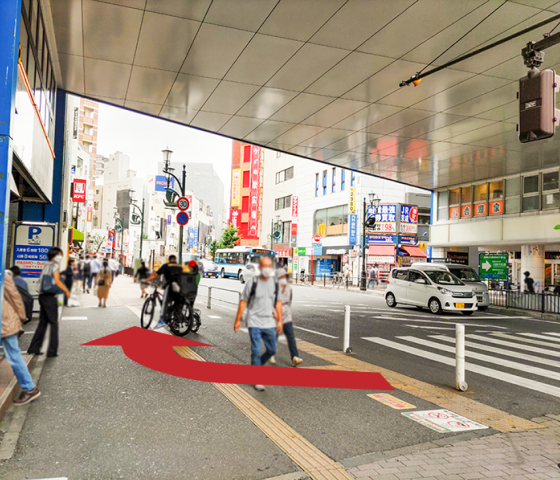 京成船橋駅からの道のり4