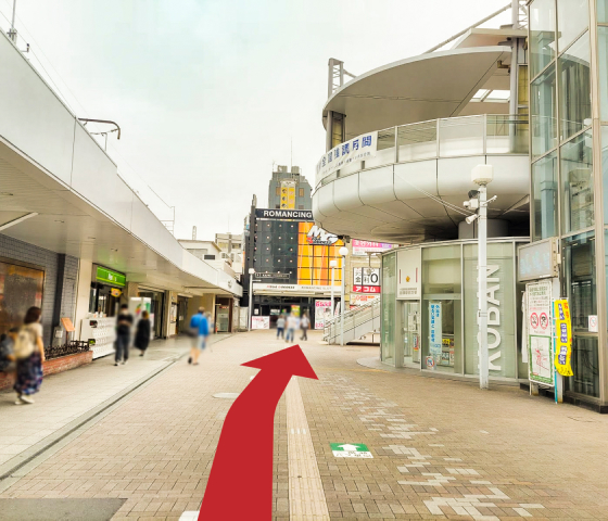 船橋駅からの道のり3