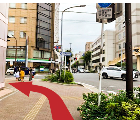 船橋駅からの道のり7