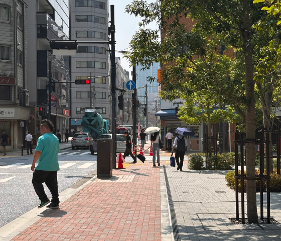 浜松町駅からの道のり4